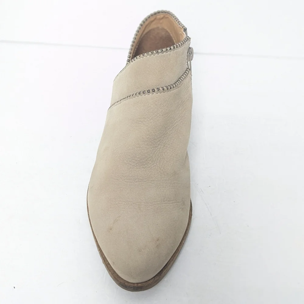 Lucky brand leather perrma ankle boots